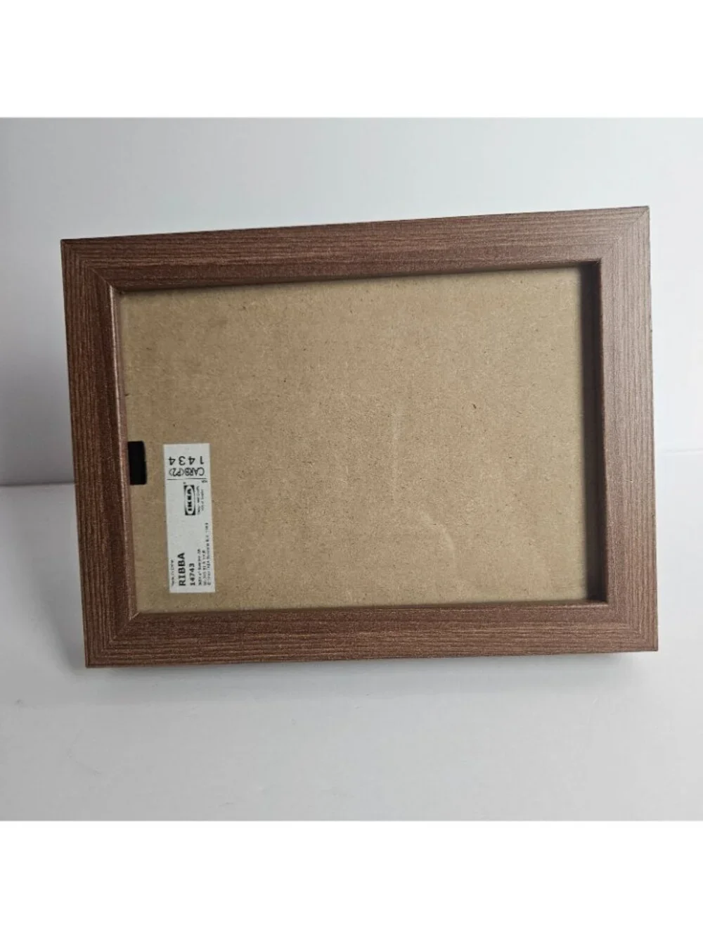 Picture Frame 5x7 Brown Wood Photo Frame IKEA RIBBA 6x8 Wall Tabletop Glass